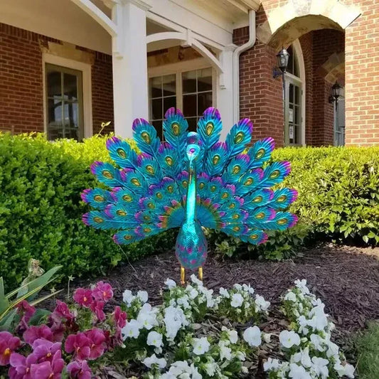 Sherem Peacock Statue Decor