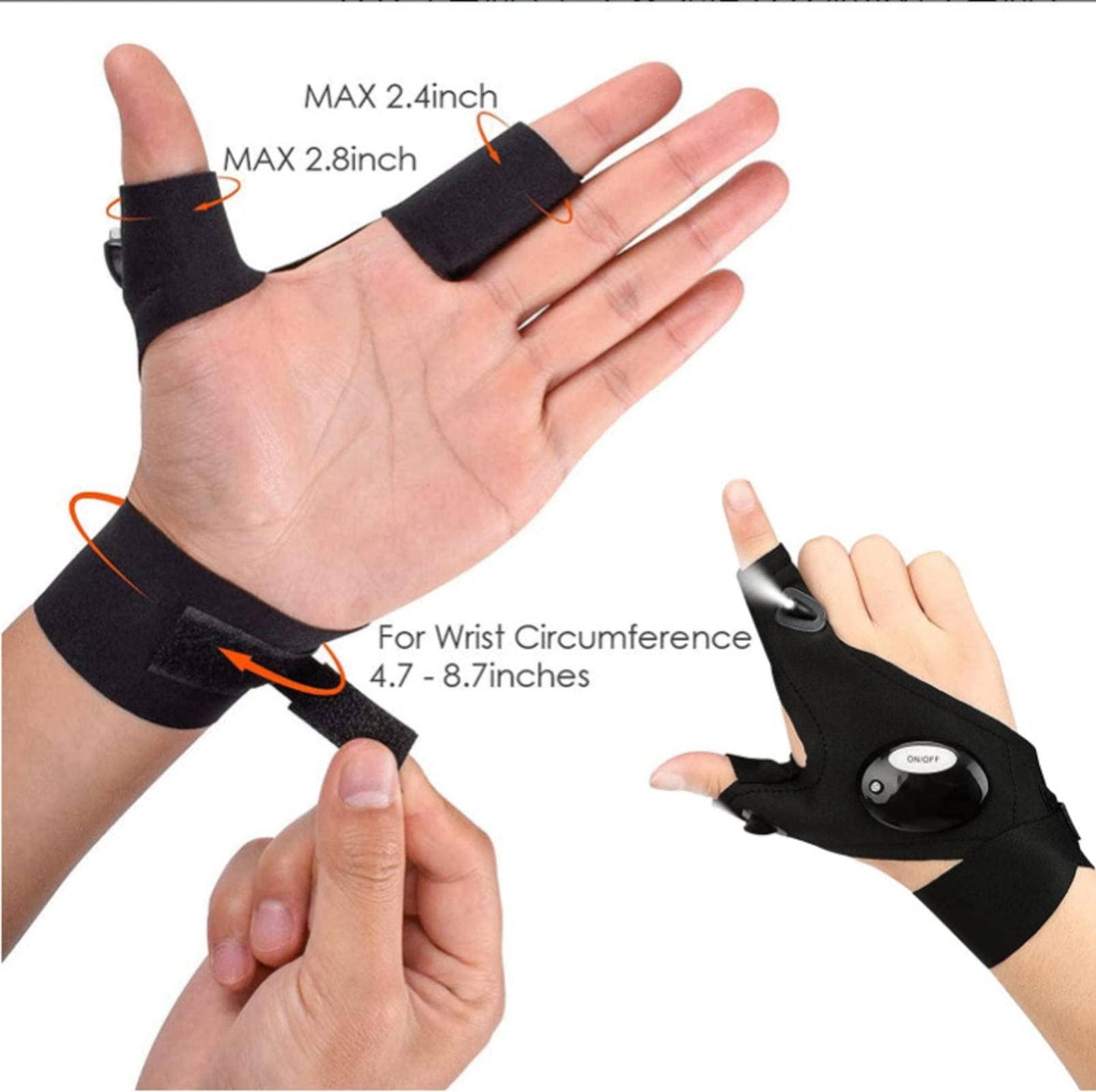 LED Flashlights Gloves