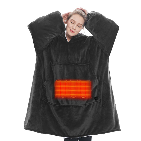Sweat à capuche couverture portable chauffant avec batterie externe