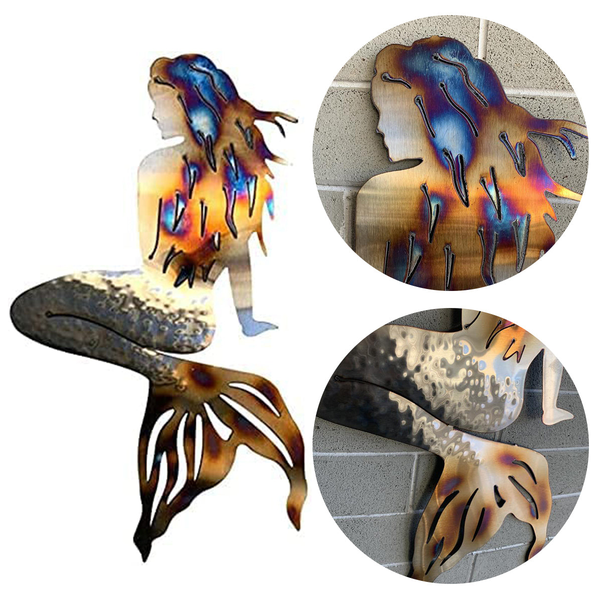 Mermaid Metal Wall Art