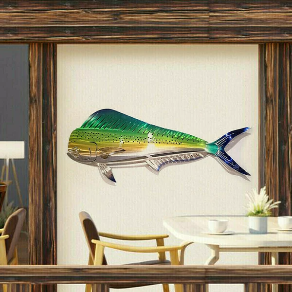🦈 Décoration Murale Requin Métal