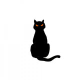 Halloween Decorations Metal Black Cat Decorative Garden
