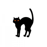 Halloween Decorations Metal Black Cat Decorative Garden