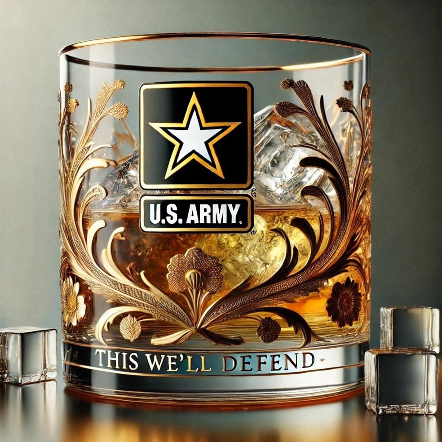Verre hommage aux vétérans SheremArt