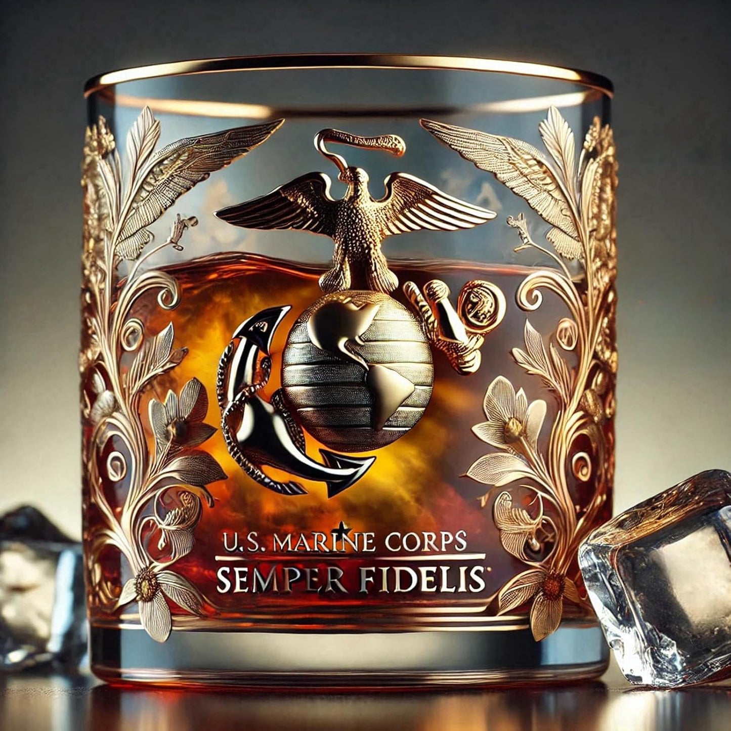 Verre hommage aux vétérans SheremArt