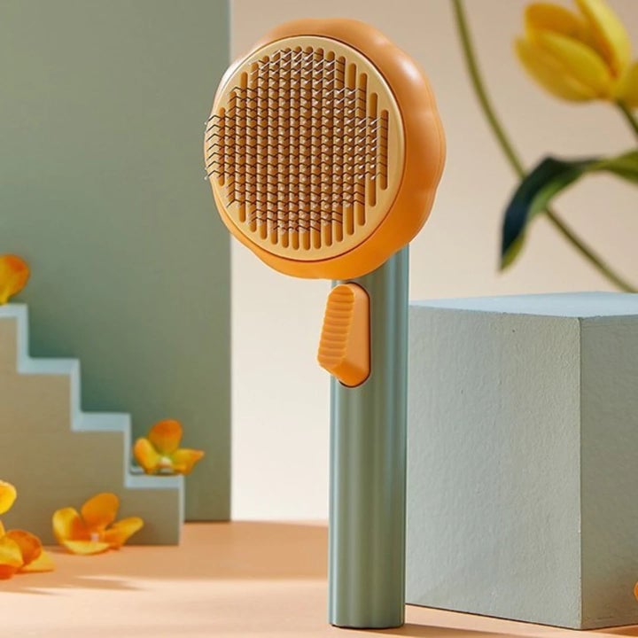 Pumpkin-Ahaped Pet Grooming Brush