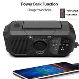Emergency Solar Hand Crank AM/FM/NOAA Weather Radio