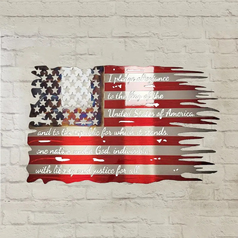Drapeau patriotique fait main Sherem