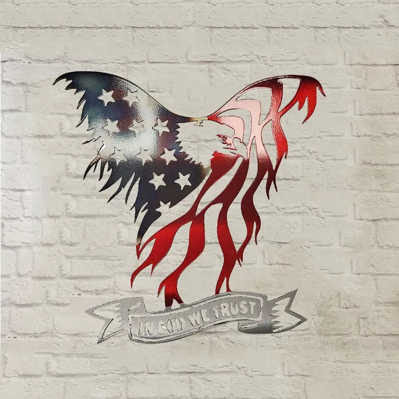 Drapeau patriotique fait main Sherem