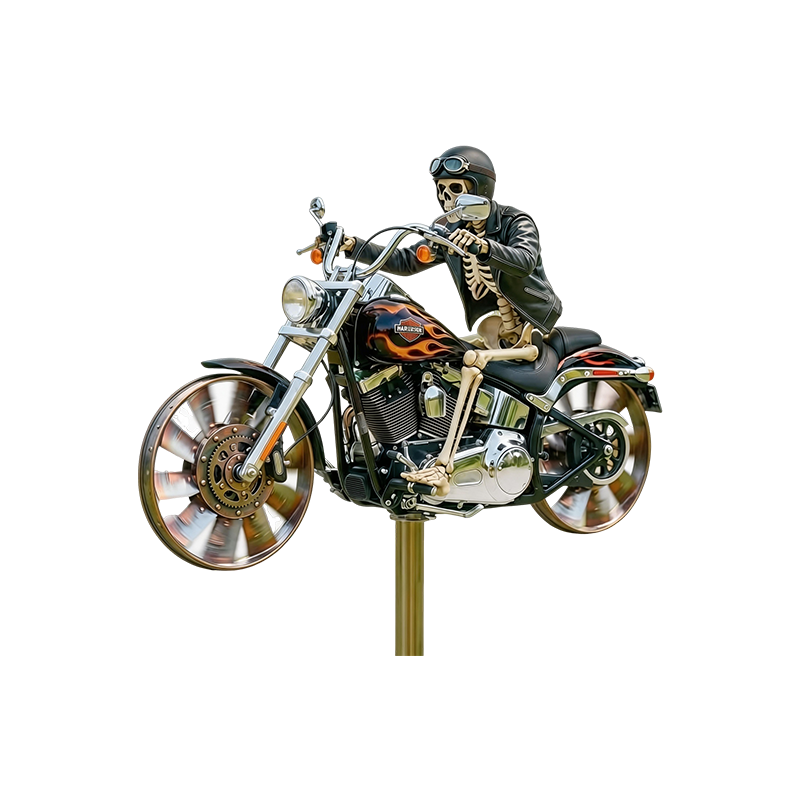 Esslyn Skeleton Rider Moulin à vent