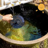 Sherem LED-Lit Solar Water Fountain