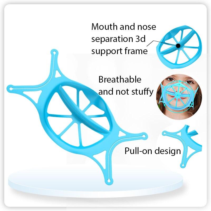 Support de masque 3D en silicone amélioré de 6ème génération pour enfants
