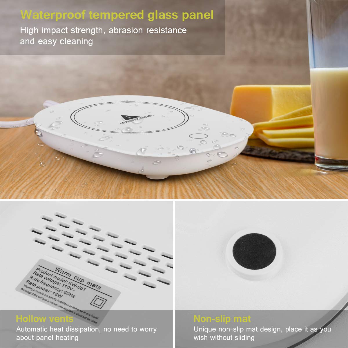 Plaque chauffante COLAPA™ pour tasse à café