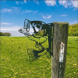 Sherem Farm Peeping Animal Metal Art