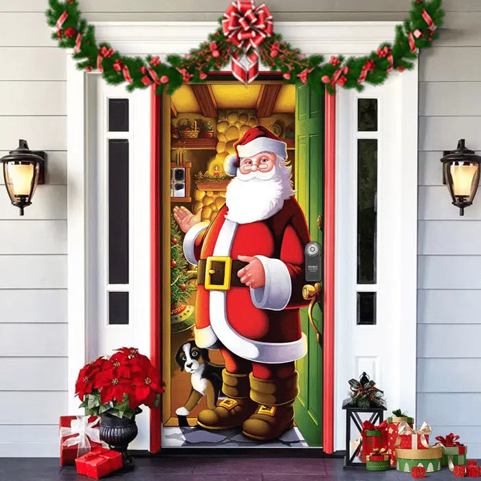 SheremArt™ Habillage de porte de Noël