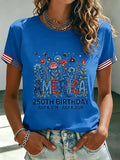 Zekear 250th Freedom Flower T-Shirt