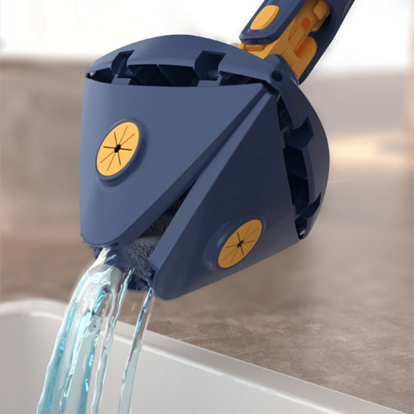 Serpillère de nettoyage réglable rotative à 360°