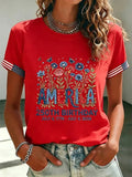 Zekear 250th Freedom Flower T-Shirt