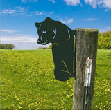 Sherem Farm Peeping Animal Metal Art