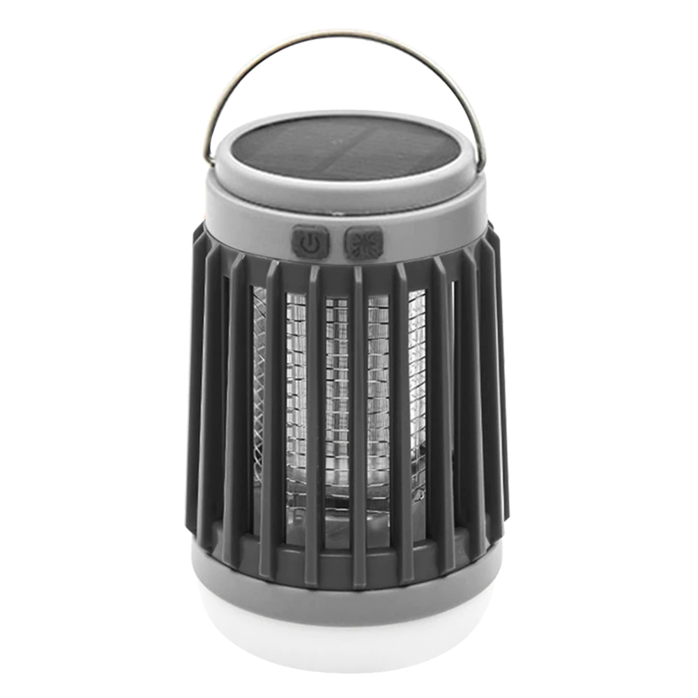 Lampe anti-moustiques solaire 2-en-1 LED USB