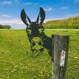 Sherem Farm Peeping Animal Metal Art