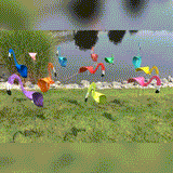 Sherem Metal Dancing Flamingos