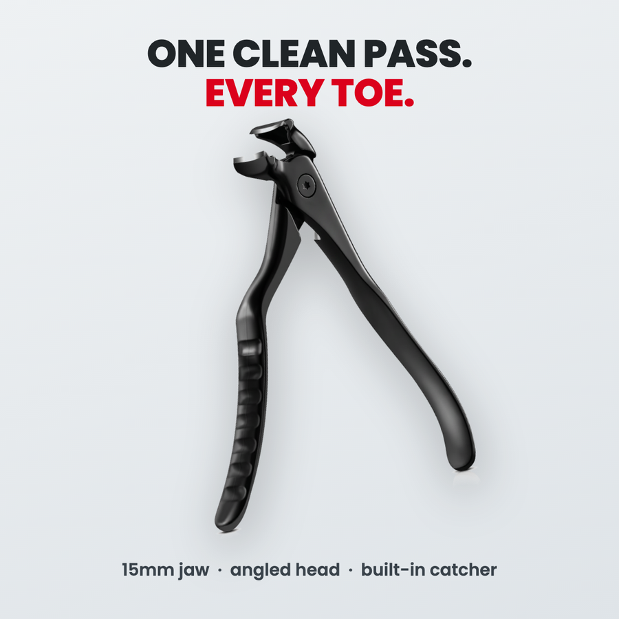 One clean pass, every toe - Viveala Toenail Clippers with 15mm jaw