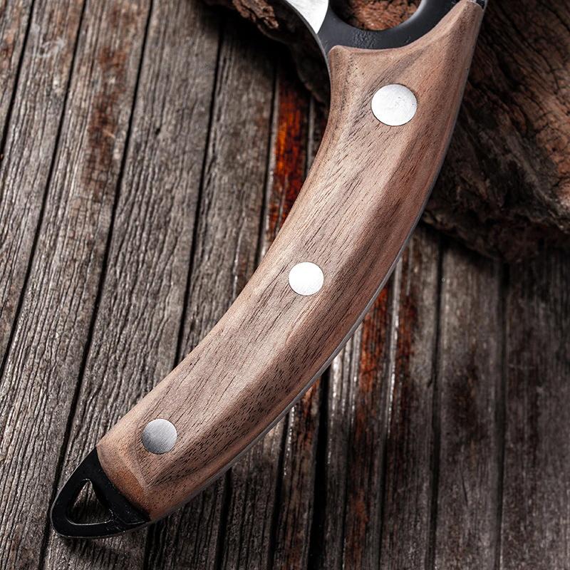 Couteau de chef japonais, couteau à désosser forgé à la main 6" hachoir à viande