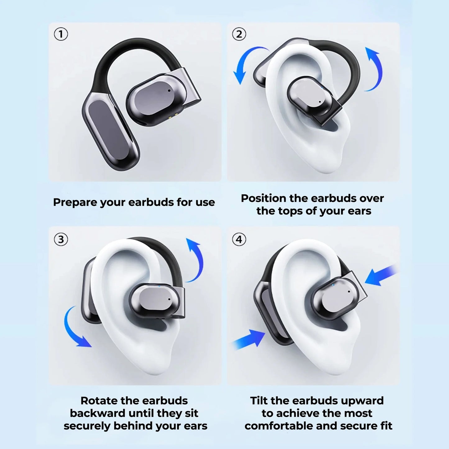Écouteurs de traduction intelligents Hilipert AI
