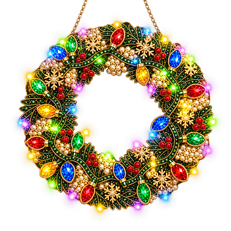 Esslyn Welcome Glow Wreath