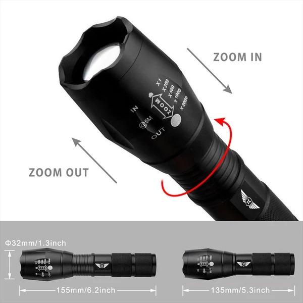 LAMPE DE POCHE TACTIQUE Artemis DX8000