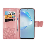 Luxury Embossed Butterfly Leather Wallet Flip Case For Samsung A21