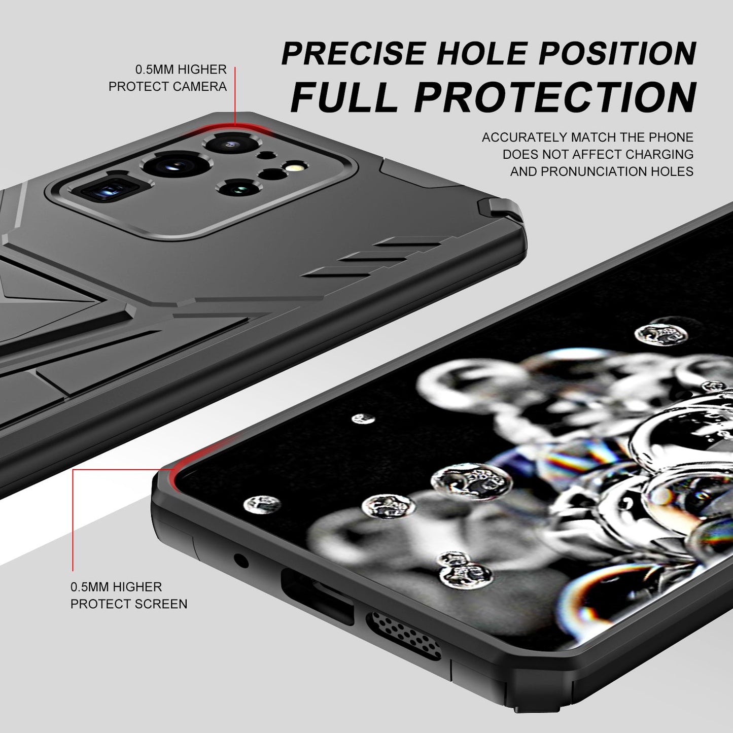New Extraordinary Armor Bracket Magnetic Phone Case For Samsung S20 Ultra