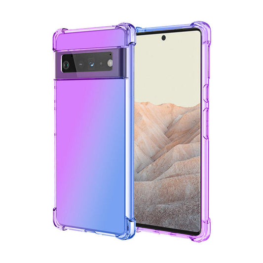 Luxury Shockproof Silicone Gradient Case for Google Pixel