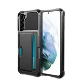 Magnetic Card Slot Anti-drop Phone Case For Samsung