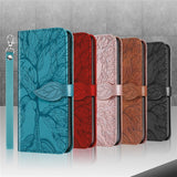 New 3D Embossed Life Tree Wallet Phone Case For Samsung A Series
