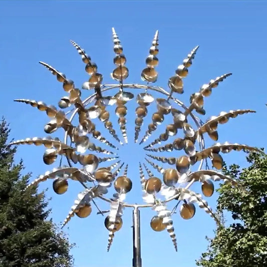 Moulin à Vent Métallique Unique et Magique