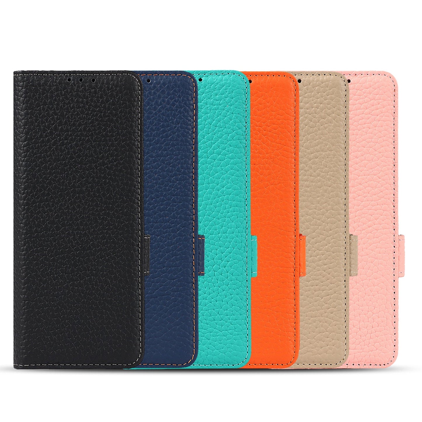 Coque de téléphone de haute qualité en litchi avec fente pour stylo anti-chute pour Samsung Galaxy Z Fold3 5G