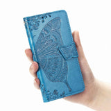 New Luxury Embossed Butterfly Leather Wallet Flip Case for IPHONE 7/8