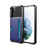 Magnetic Card Slot Anti-drop Phone Case For Samsung