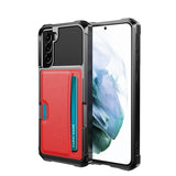 Magnetic Card Slot Anti-drop Phone Case For Samsung