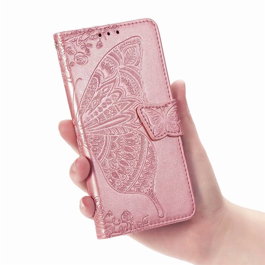 New Luxury Embossed Butterfly Leather Wallet Flip Case for IPHONE 11 Pro Max
