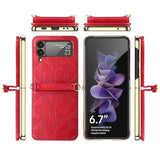 New Folding Chain Phone Case For Samsung Galaxy Z Flip 3 5G