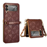 New Folding Chain Phone Case For Samsung Galaxy Z Flip 3 5G