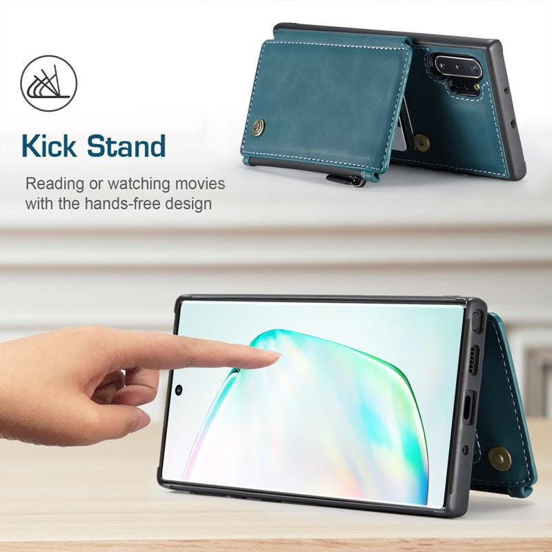 Nouvel étui portefeuille multifonction de luxe pour Samsung Note10 Plus