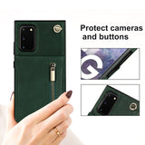 New Crossbody Zipper Wallet Phone Case For Samsung Note20/Note20 5G
