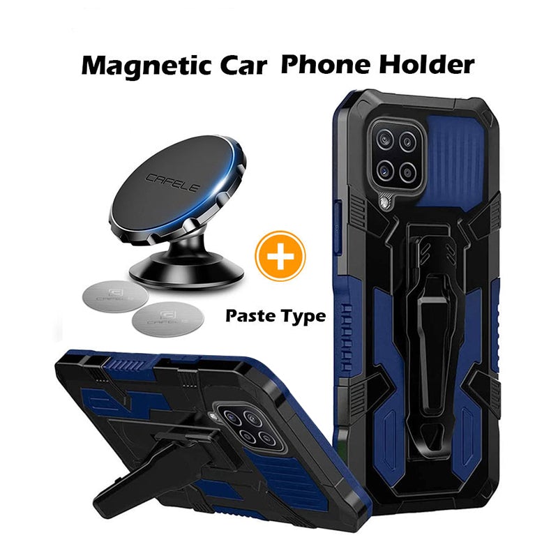 Phone Warrior Multi-function Bracket Belt Clip Case For Samsung A12