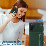 New Crossbody Zipper Wallet Phone Case For Samsung Note10