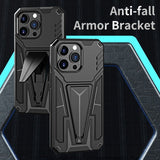 New Extraordinary Armor Bracket Magnetic Phone Case For iPhone 13 Pro