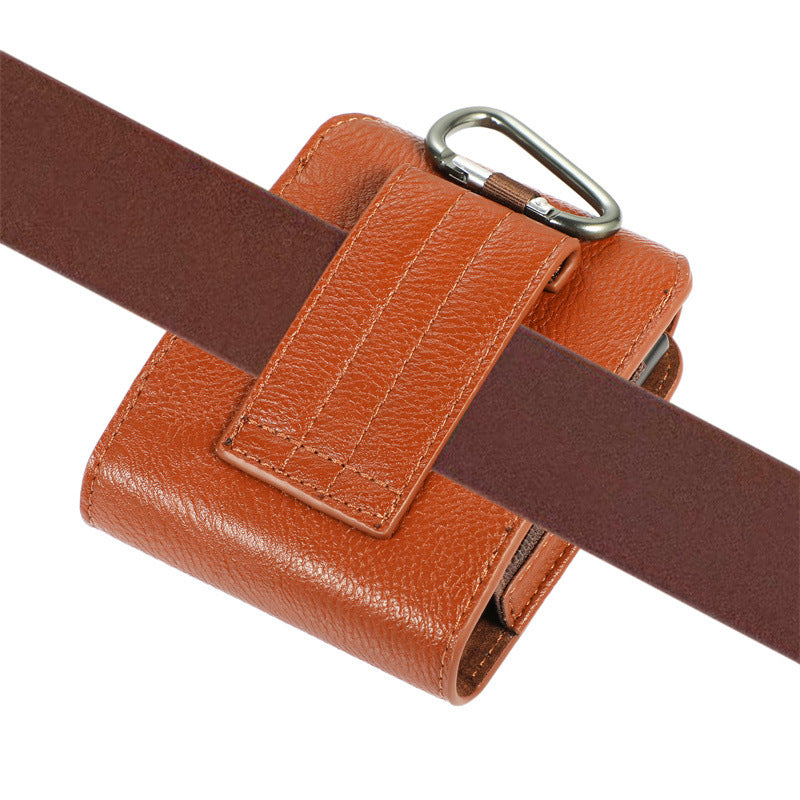 Lychee Folding Screen Belt Bag For Samsung Galaxy Z Flip3 5G